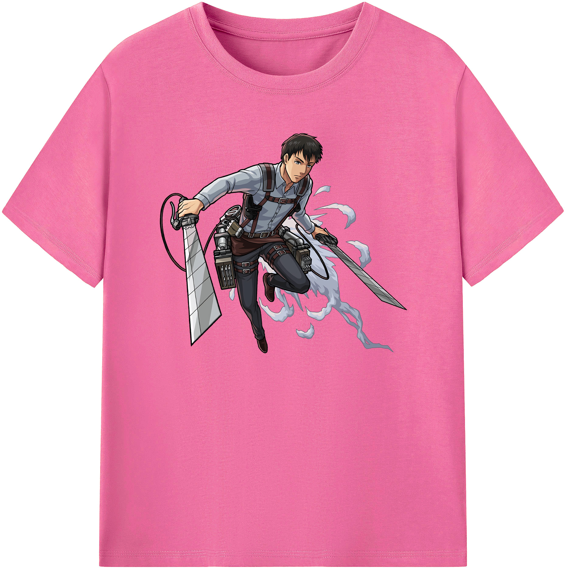 （画像用） 進撃の巨人 ベルトルト・フーバー Attack on Titan Bertholdt Hoover レディースカジュアルプリントTシャツ（綿100％）